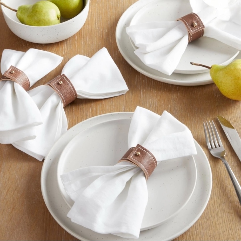 Elegant Dinner Accents Napkin rings 8 piece